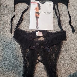 Lingerie 3 piece set brand new Black